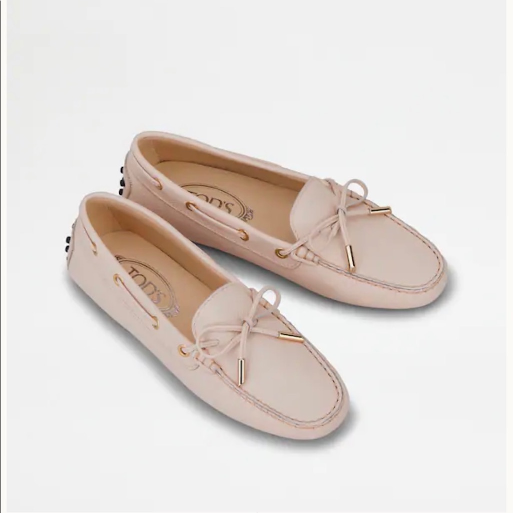 Tod’s Pale Pink Loafers